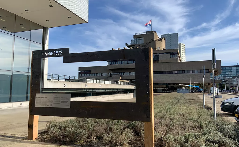 50 jaar Terneuzen bord