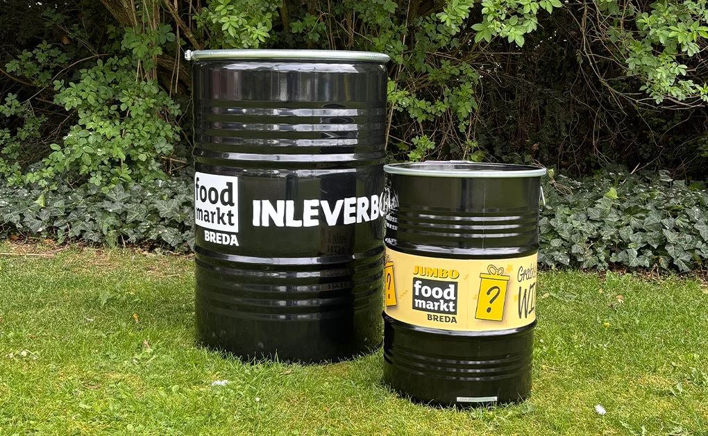 Grabbelton en inleverbox