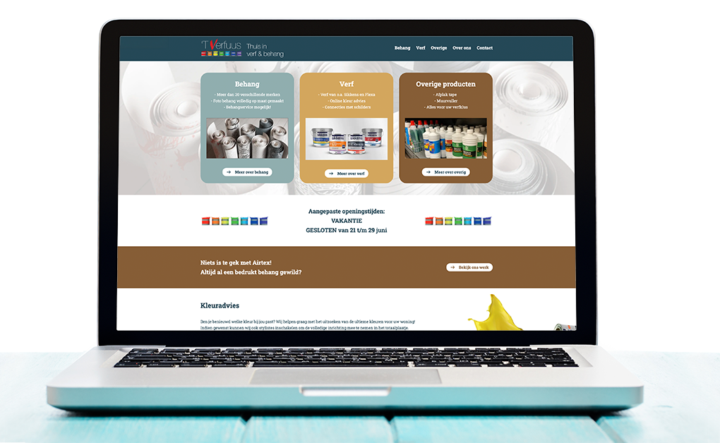 Website ontwerp
